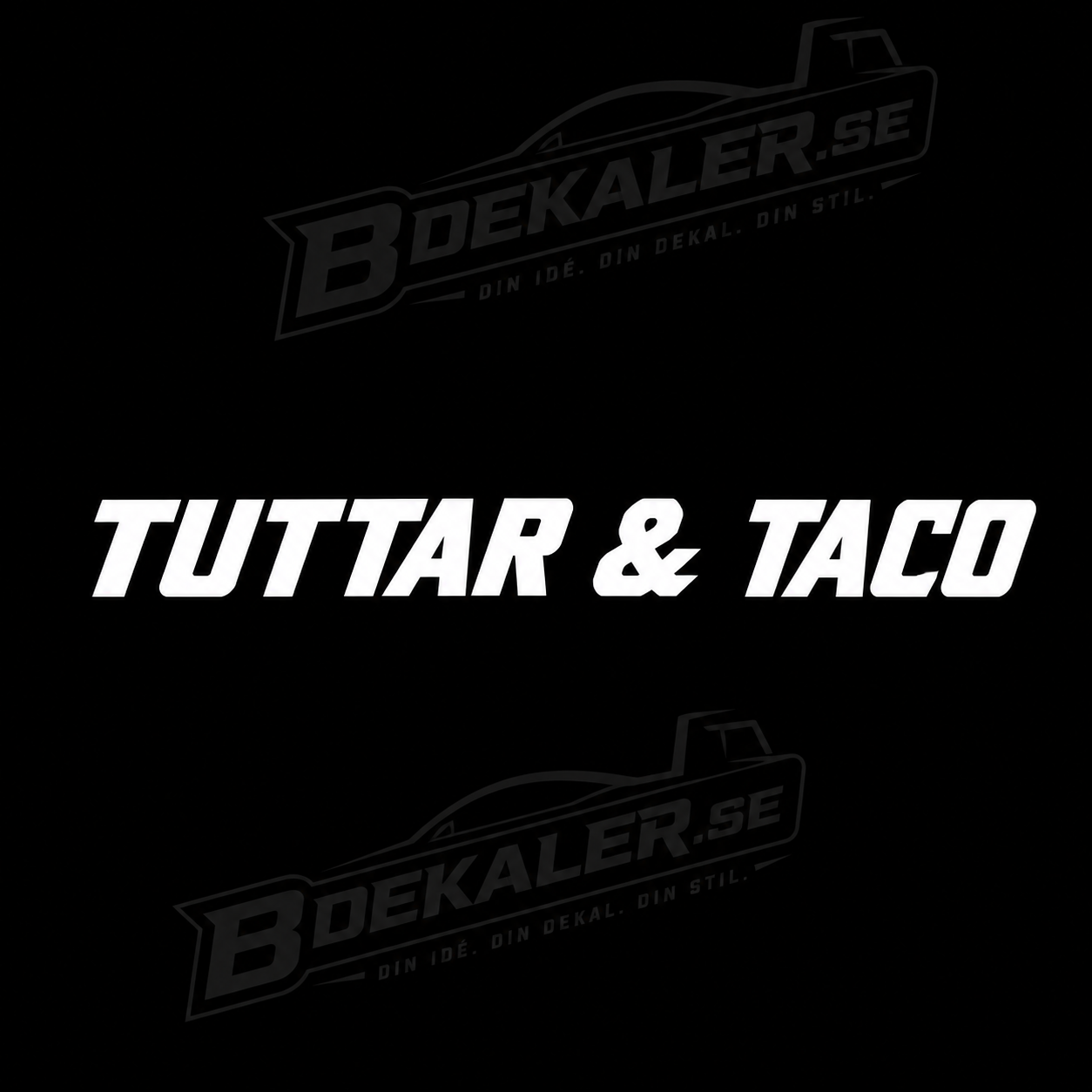 Tuttar & Taco Dekal