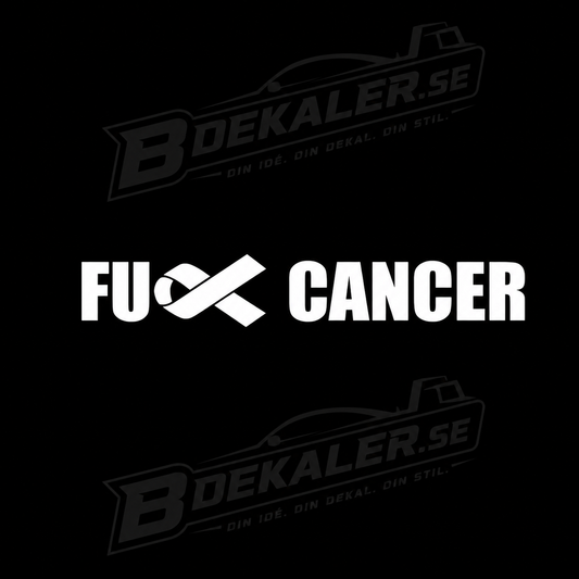 Fuck Cancer Dekal