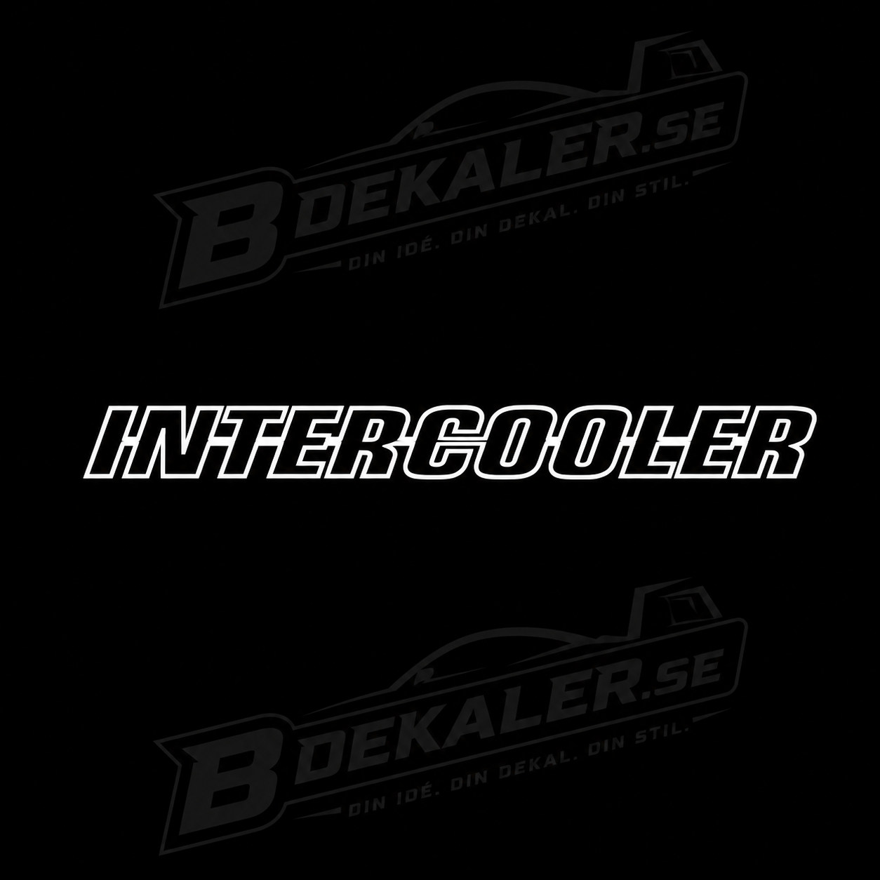 Intercooler Dekal