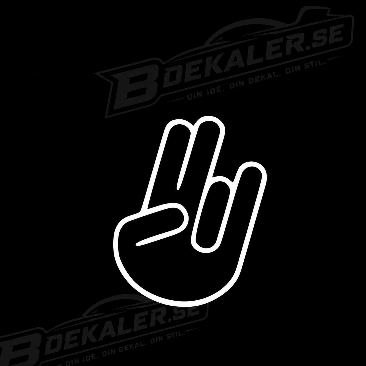 Shocker hand Dekal