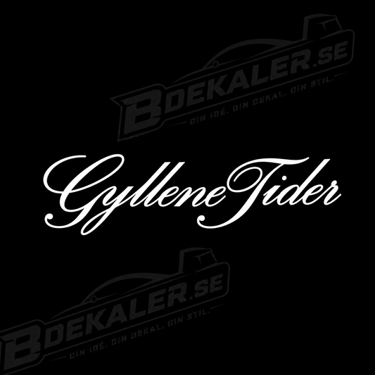 Gyllene Tider Dekal