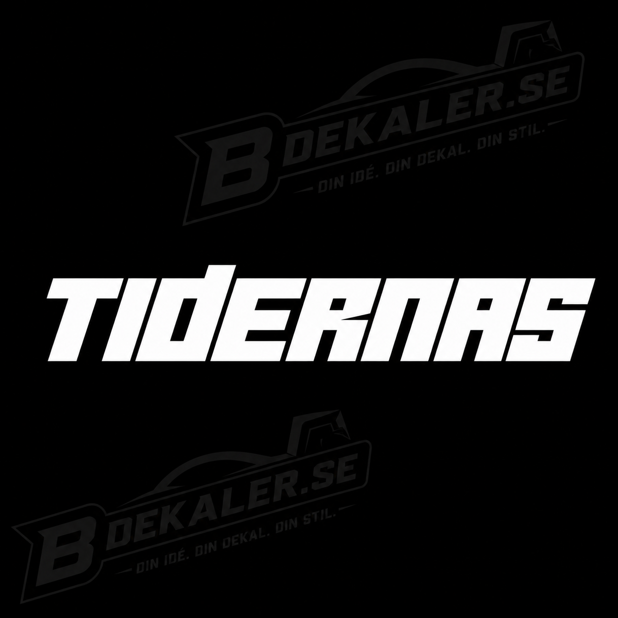 TIDERNAS Dekal