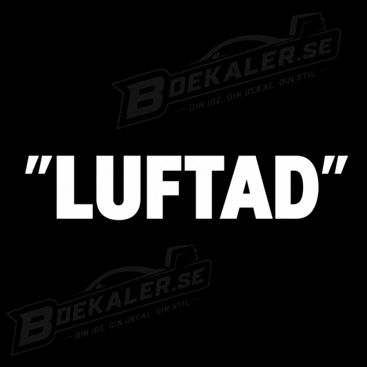 ”Luftad” Dekal